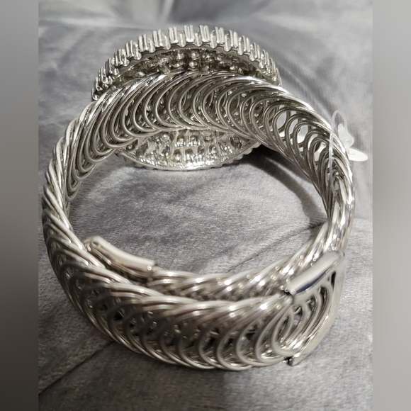 Silver Rhinestone Bracelet - Picture 3 of 5